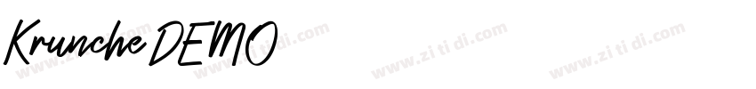 Krunche DEMO字体转换